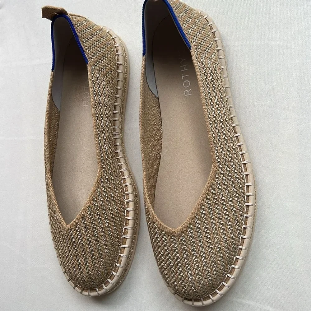Rothy's The Espadrille Gold Stripe - Picture 7 of 17